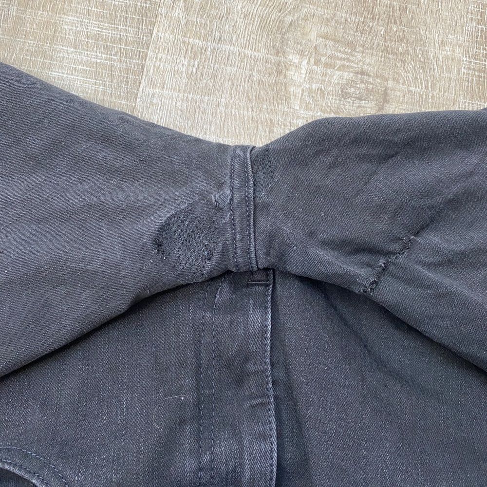 MADEWELL | 9" High Riser Skinny Skinny Jean Black Lunar Women’s 28 Tall - Picture 14 of 14